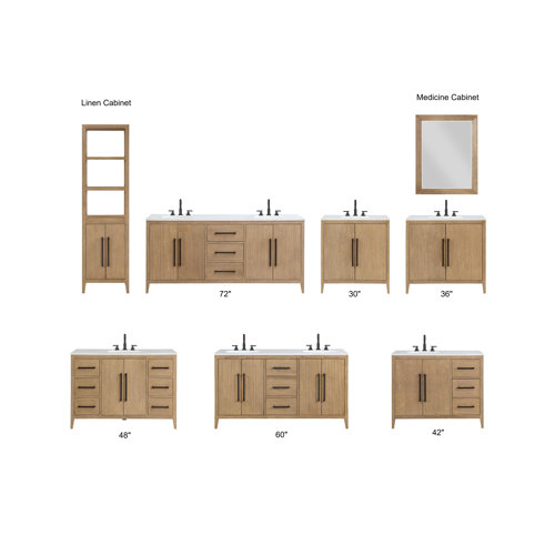 Mercury Row® Alsup 36'' Free Standing Single Bathroom Vanity with Top & Reviews Wayfair